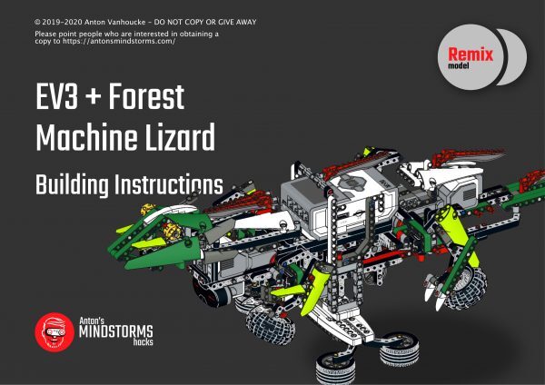 Forest lizard building instructions