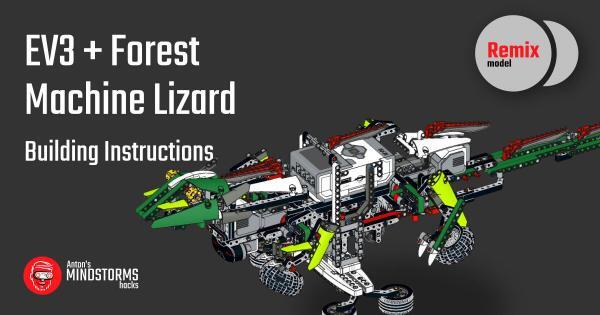 Lizard Robot Remix Building Instructions
