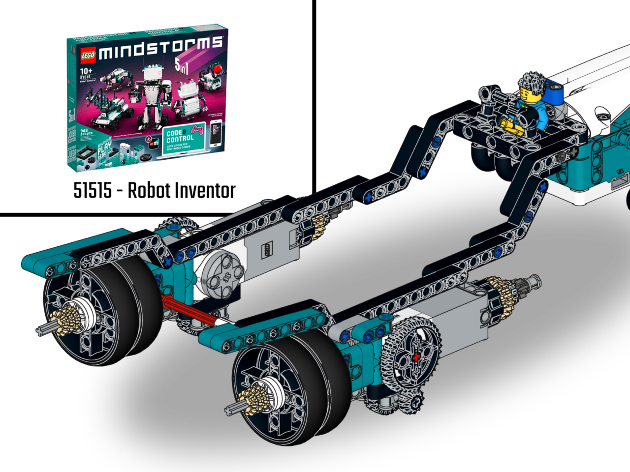 Robot Inventor Pod Racer