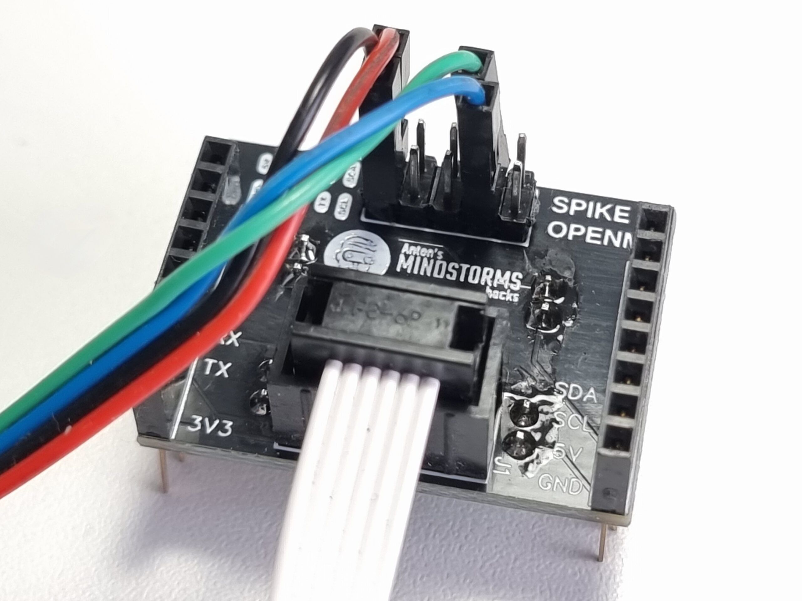 HuskyLens wiring for spike or inventor hub